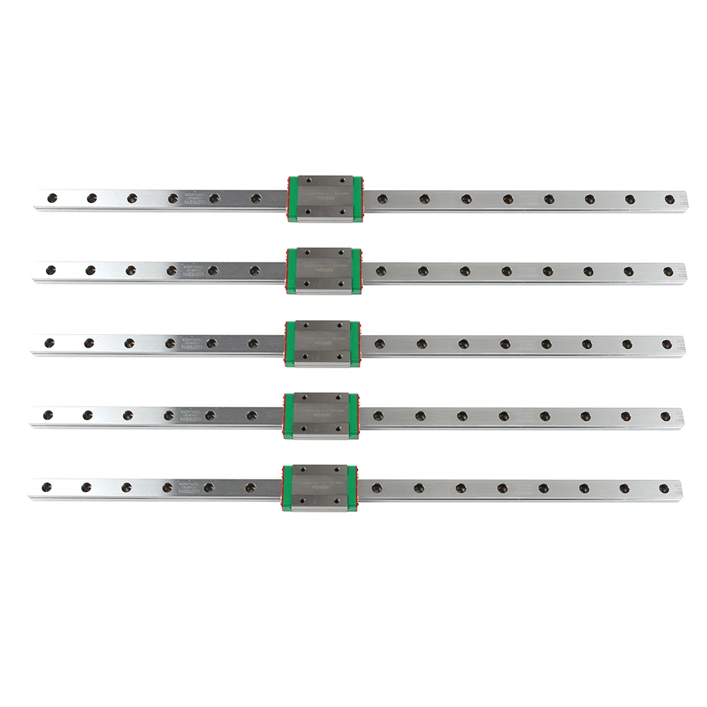 5 шт. хорошее качество MGN12H каретки+ 400 мм L MGNR12C линейные рельсы из нержавеющей стали для 3d принтера BLV MGN Cube