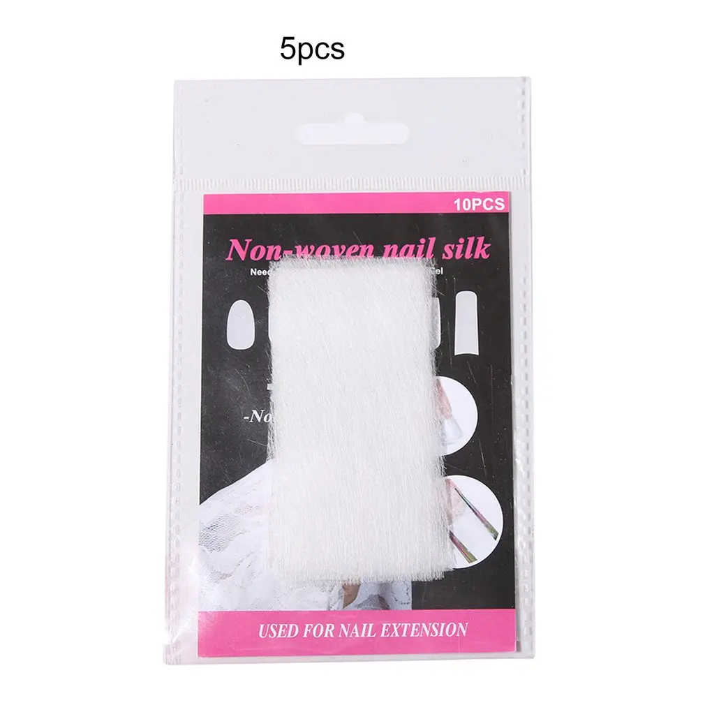 Nail Non-Woven Silk Extension Fiber Sheet Paperless Support Fast Fracture Repair Artifact | Красота и здоровье