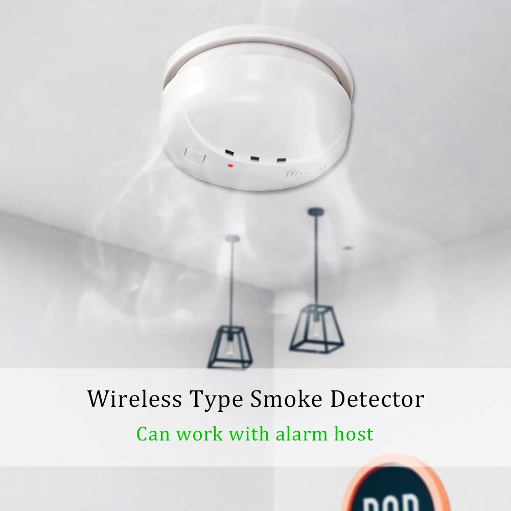 TUGARD S10+S10R Home Security Wireless High Quality Independent Alarm Smoke Detector for Home Security Alarm System