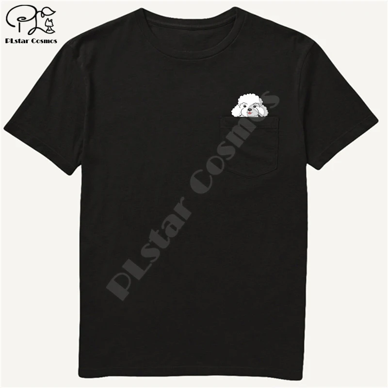 German Shepherd In Pocket T Shirt Dog Lovers Black Cotton Men Made in USA Cartoon t shirt men Unisex New Fashion tshirt style-13 German Shepherd In Pocket T Shirt Dog Lovers Black Cotton Men Made in USA Cartoon t shirt men Unisex New Fashion tshirt style-13