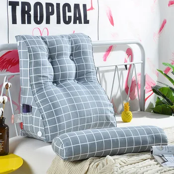 

Large Thick Large Pillow Backrest Office Chair Cushion Comfortable Waist Back Padded Seats Sofa Bed Household Goods New MM60KD