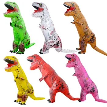 

Halloween Costume Inflatable Dinosaur Costume Party Cosplay Costumes Fancy Mascot Anime For Adult Kids Dino Cartoon Gift For Kid