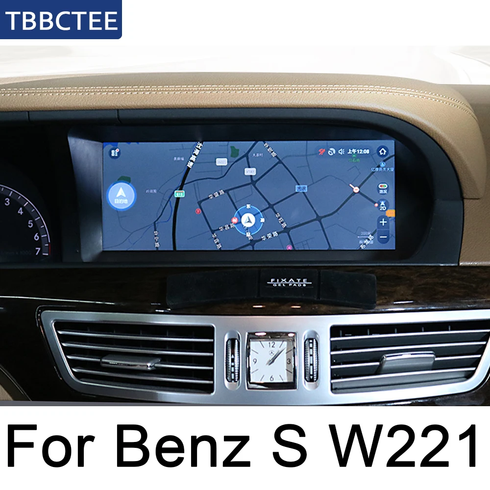 Для MB S Class W221 2006~ Автомобильный андроид мультимедийный проигрыватель экран 10,2" сенсорный дисплей gps навигация Радио стерео головное устройство
