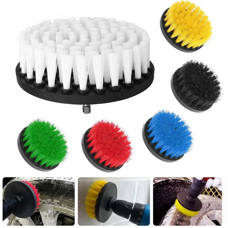 1/3Pc Electric Plasstic Soft Brush Attachment for Cleaning Carpet Leather Glass Car Tires Upholstery Sofa Wooden Furniture