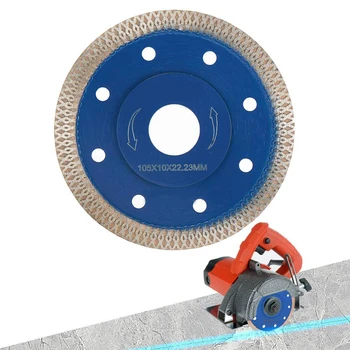 

Super Thin Diamond Disc Saw Blade for Cutting Porcelain Tiles Granite Marble Ceramics for Cutting Match with Hand-held Machine