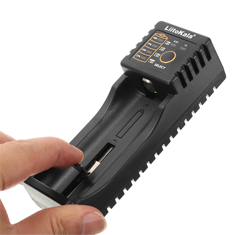 Умное устройство для зарядки никель-металлогидридных аккумуляторов от компании LiitoKala: Lii-100 0.5A/1A-зарядное устройство для литий-ионного USB Батарея Зарядное устройство 18650 18490 18350 17670 17500 16340 RCR123 14500 10440 Смарт Зарядное устройство s