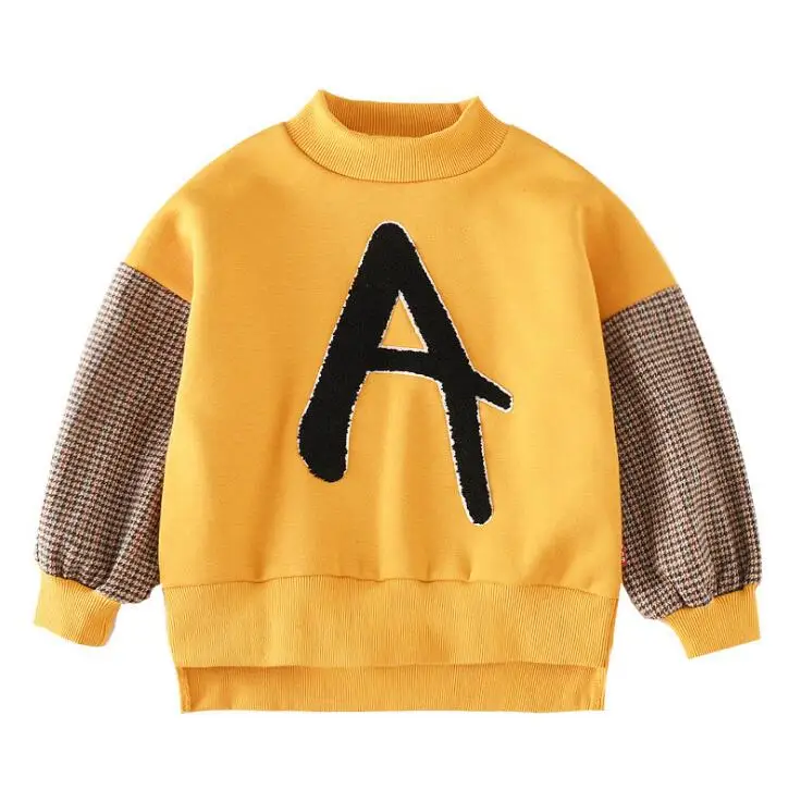 10.10th Boys Clothing Boys Fashion Sweatshirt Winter Thickening Children's Sweatshirt Size 110-160cm