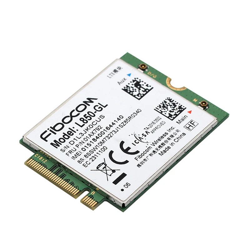 Scheda Di Rete 4G LTE M.2 Per ThinkPad – Modem Wireless Per X280, T480, T490, L490 – Adattatore WiFi FDD - 5