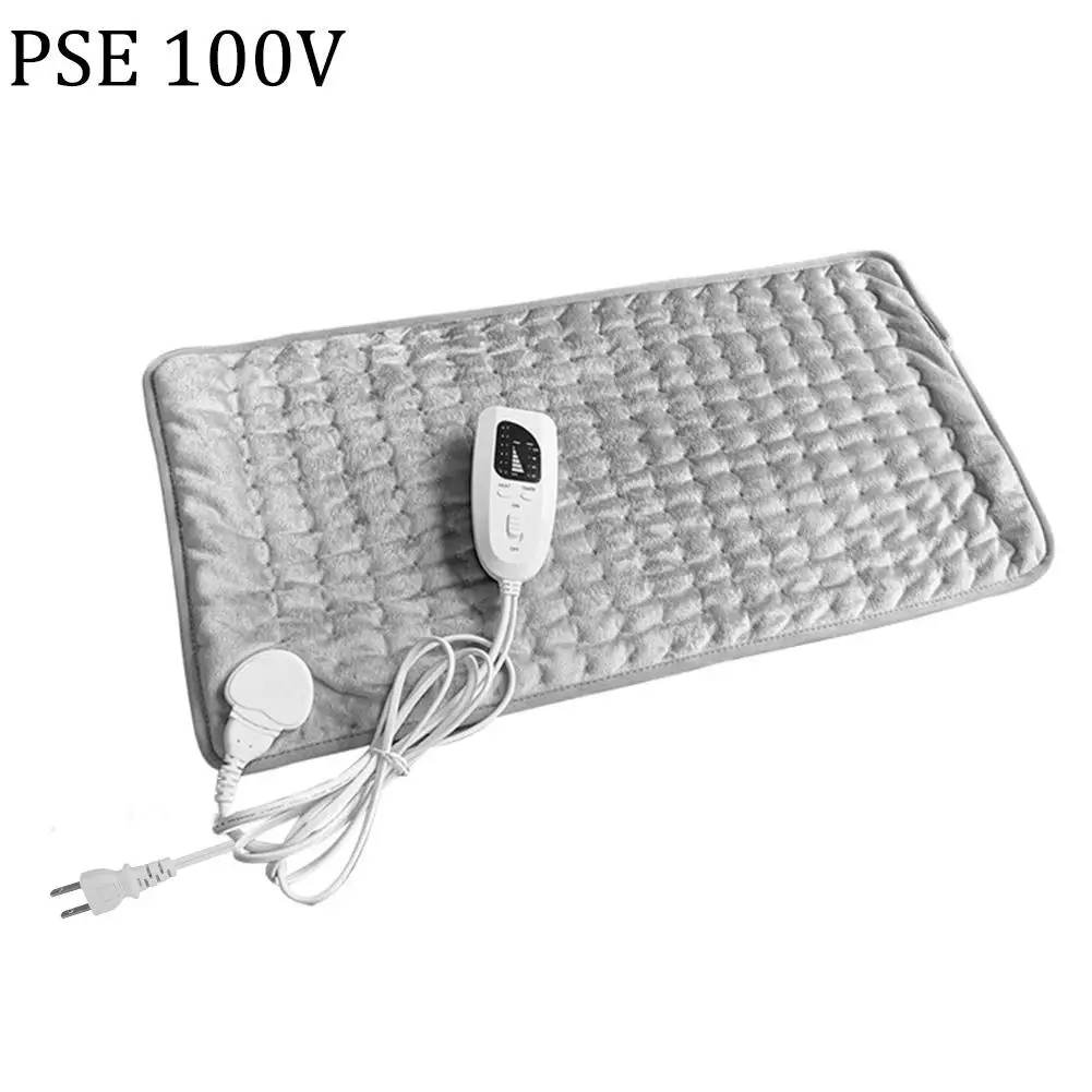 PSE 100V Грелки серебристо-серые физиотерапевтические грелки, маленькие электрические одеяла, облегчающие боль, опция термической терапии для шеи, спины, плеч - Цвет: PSE 100V