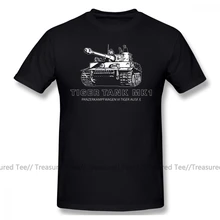 Вермахт, футболка, тигр, танк, Марка 1, футболка, потрясающая, с принтом, футболка, 100 хлопок, мужская, 6xl, короткий рукав, Повседневная футболка