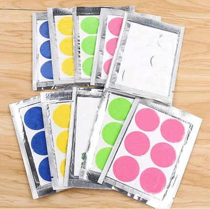 Juego de pegatinas repelentes de mosquitos DIY, 60 unidades, parches para repelente de mosquitos, cara sonriente, aceite de citronela, palillo de repelente de dibujos animados