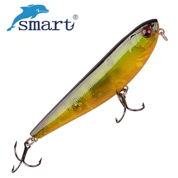

Smart Pencil Bait 85mm 9.4g With VMC Hook Top Water Artificial Fishing Lures 3D Eyes Isca Artificial Hard Lure Fishing Trackle