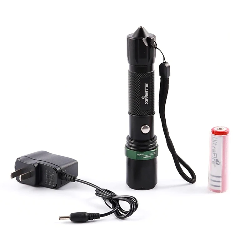 Outdoor Lighting Tool LED Flashlight Super Bright Rotating Focus Aluminium Alloy Torch Lamp New