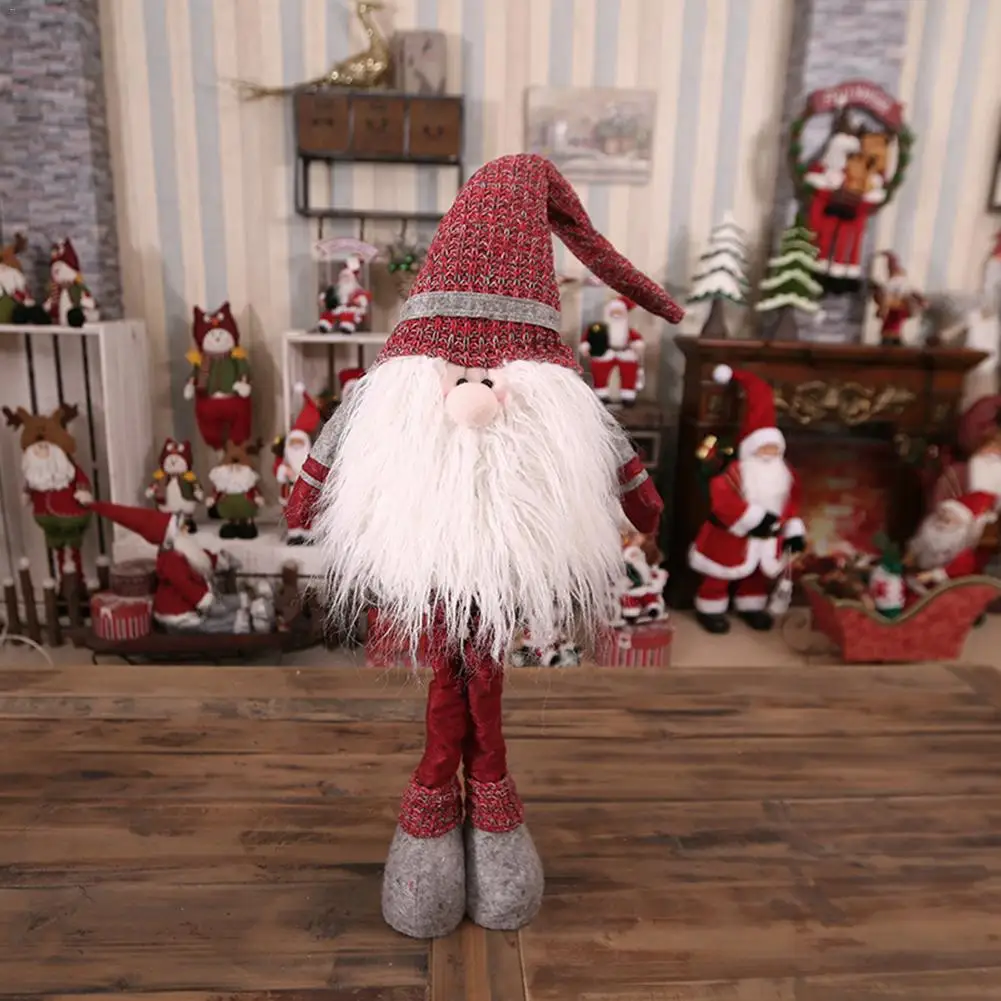 Рождественская кукла украшение ткань сидя Лавина Санта Клаус инновационный оконный орнамент Рождественская кукла, подарок