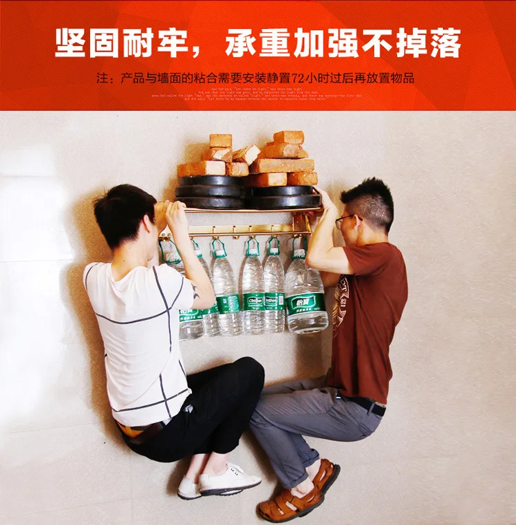 Cross Border For Alumimum Tray Storage Shelf Bathroom Free Punched Dresser Manufacturers Wholesale Kitchen Storage Shelf