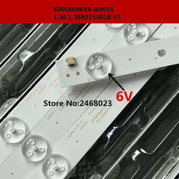 

8PCS/lot 100%NEW Philco 40" TV led backlight bar 400S8606X8-A0035 E34036 40S-4-10 1.00.1.388015S01R V1 94V-O DY-01
