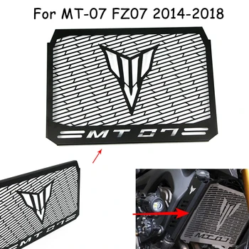 

Motorcycle Accessories Radiator Guard Grille Grill Cover Protector Black For Yamaha MT07 MT-07 FZ07 2014 2015 2016 2017 2018