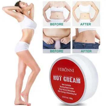 

Healthy Slimming Anti Cellulite Cream Hot Fat Burning Weight Loss Boost Metabolism Muscle Heating Body Relaxation Massage Cream