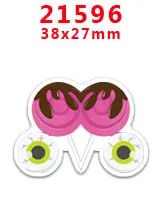 21596 30 шт мультфильм персонаж плоское украшение из смолы PR 21461 - Цвет: 21596