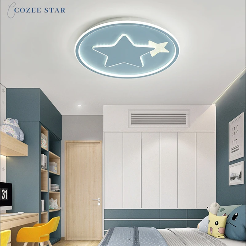 Nordic LED Chandeliers Lighting Modern Acrylic Metal Colorful Star Indoor Lamp for Kitchen Bedroom Living Room Ceiling Lights | Лампы и
