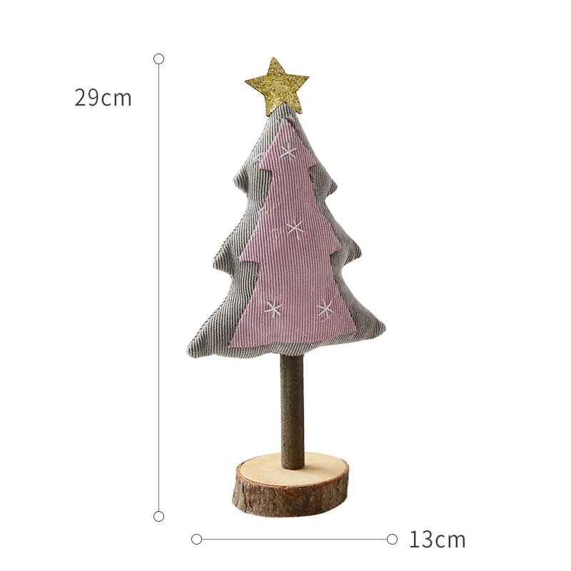 Любимая Рождественская елка для девочек, подвеска, новогодний декор для девочек, стиль INS, мини-розовый подвесной орнамент для дома, Рождественское украшение DF40 - Цвет: Темный хаки