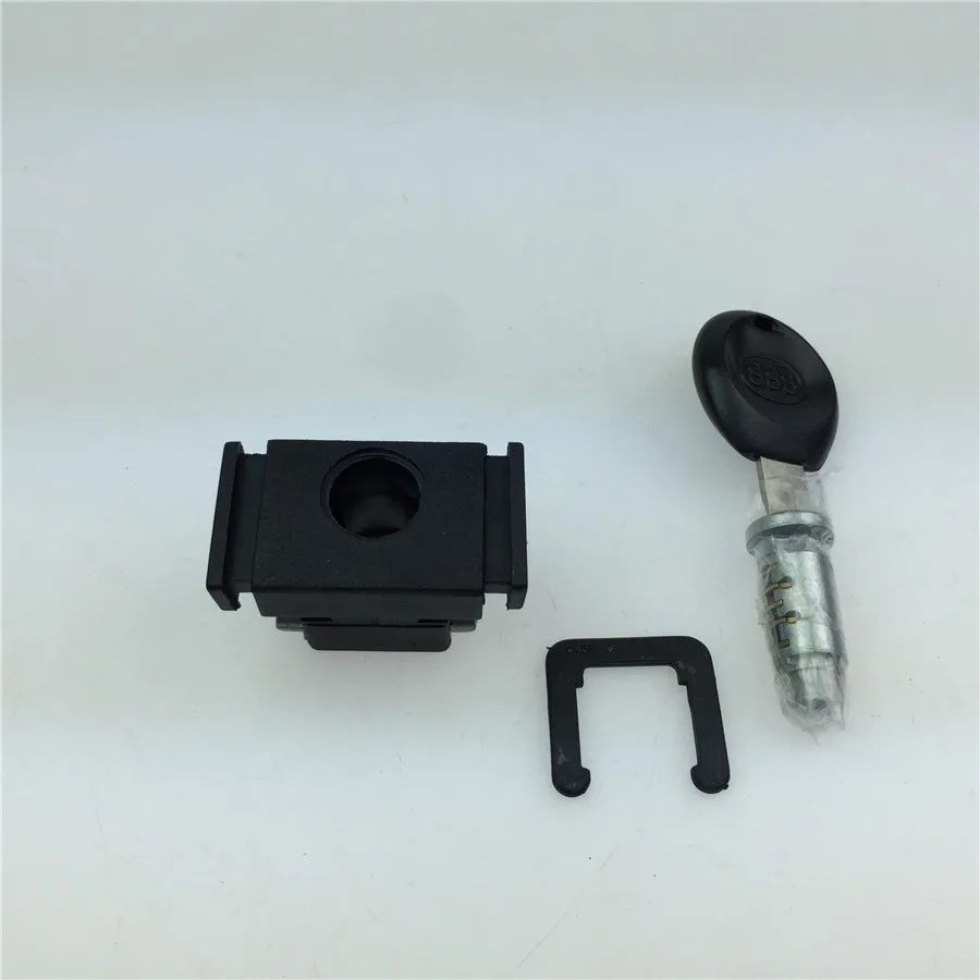 

1 комплект. Для автомобильного перчаточного отсека Santana 3000 Zhijun, контейнер для хранения, цилиндр переднего замка с замком для ключей, черный замок