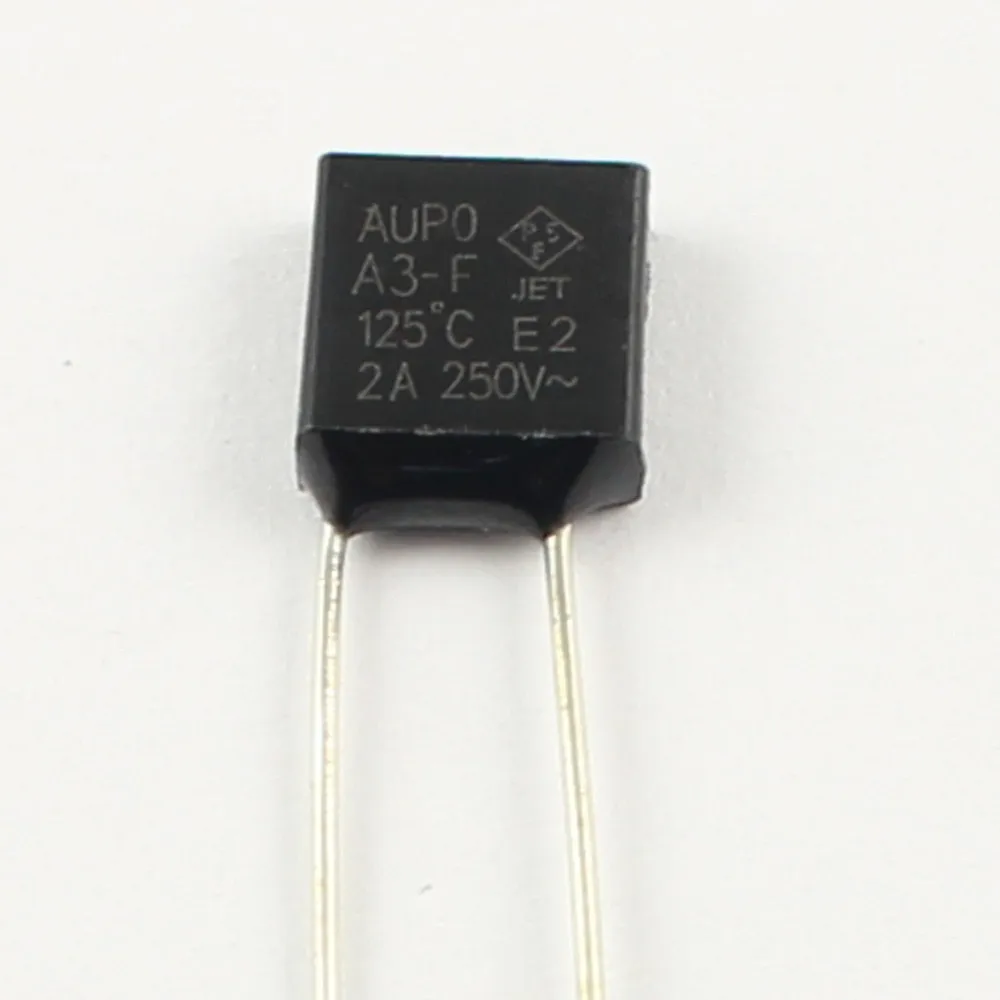 10 шт. Aupo Термальность предохранитель среза TF 125 градусов 250V 2A A3-F | Обустройство