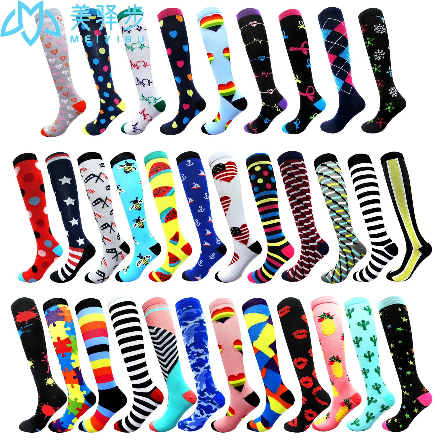 Unisex Elastic Outdoor Compression Magic Stockings Women Breathable Nylon Fitness Sport camping Soccer Stocking Protect Feet hiking socks women
