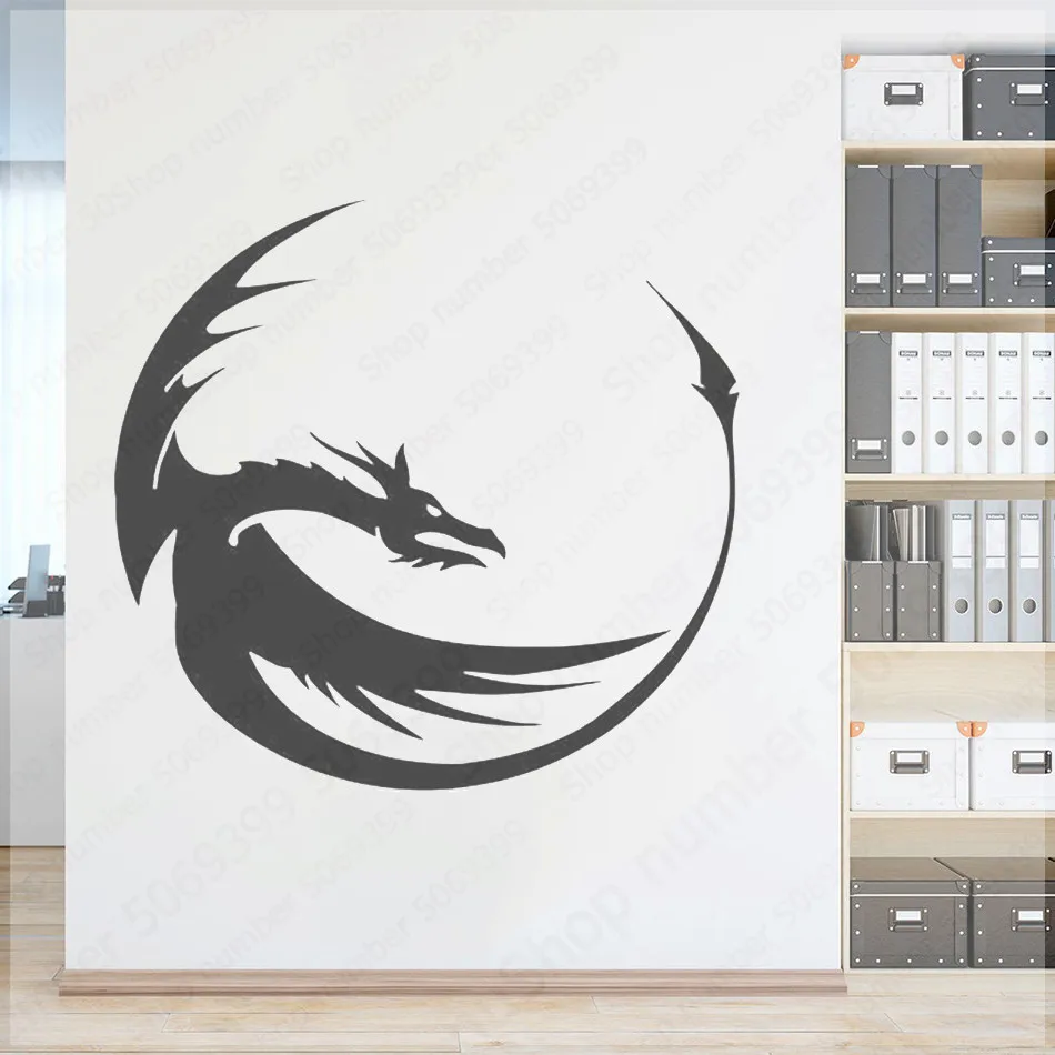 

Dinosaur Wall Stickers Dragon Wall Stickers Living Room Pattern Art Festival Elements Decoration Chinese Dragon Movable LW625