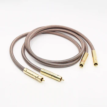 

Hifi RCA Cable RCA Interconnect Audio Cable Gold plated plug