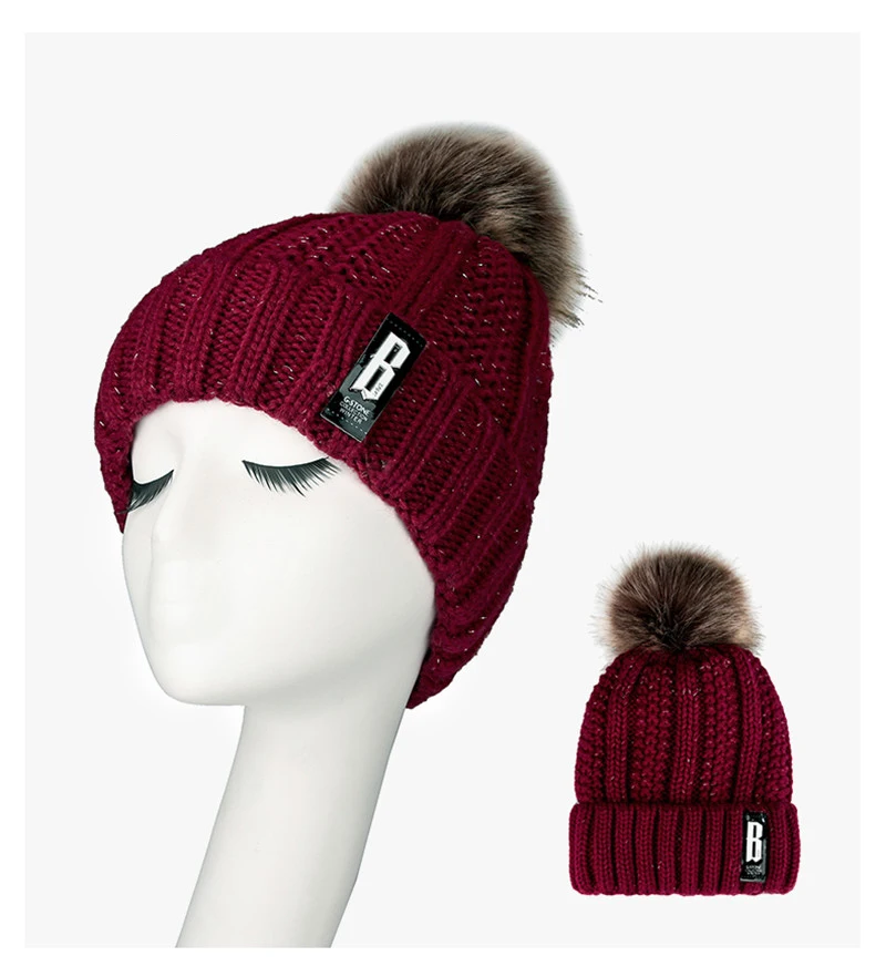 Зимние ушные наушники из акрила и бархата, Женские шапочки Skullies, повседневные уличные шапочки для верховой езды, ветрозащитная теплая шапка Beaine для женщин, зимняя шапка