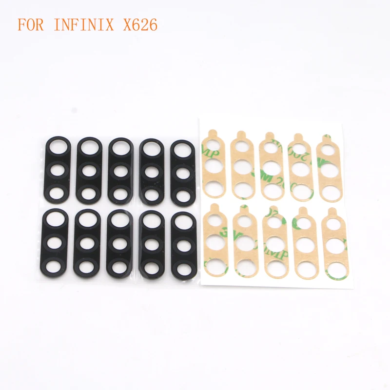 10PCS For INFINIX X623 X624 X624B X62 X626 X650 X652 X653 Camera Glass Lens Cover With Adensive smartphone lens