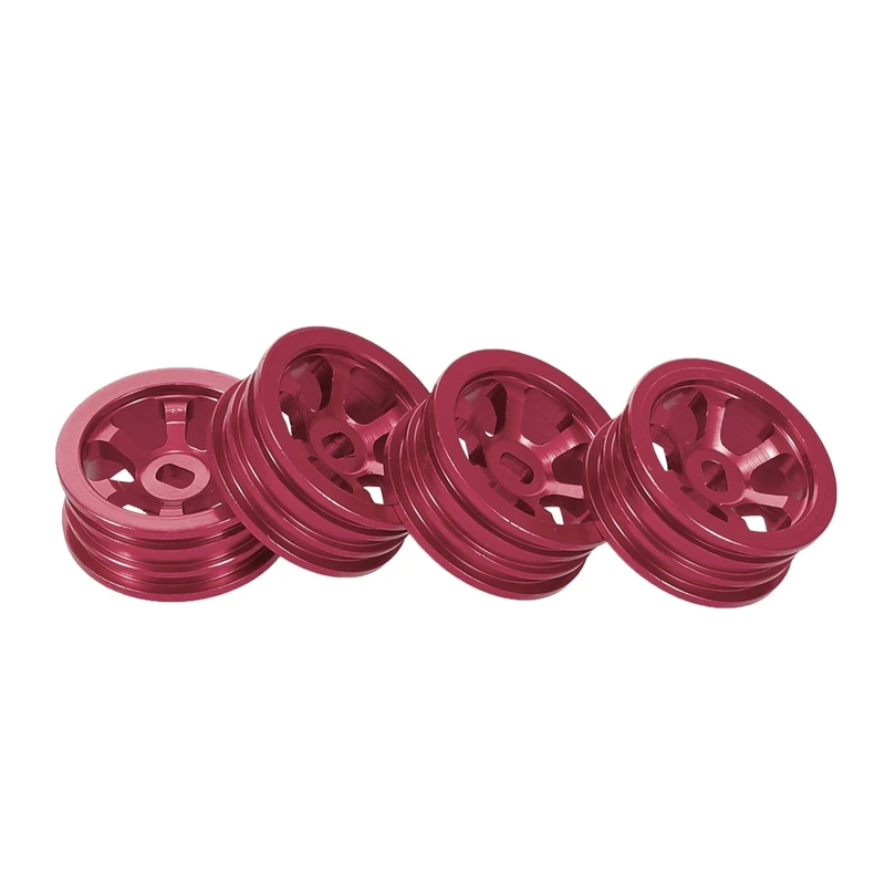 

4PCS Metal Hub RC Car Wheel 1/28 for Wltoys K989 IW04M Racing Cars Spare Part Replacement Accessories