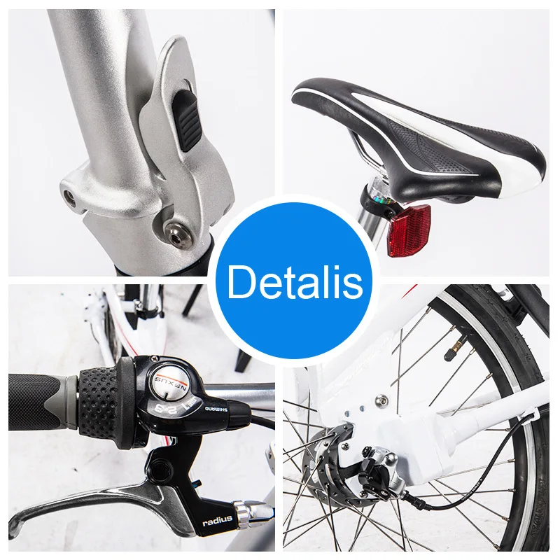 Excellent 16/203 1 High Speed and High Precision Axis Non-chain Highway Bicycle Folding Fast Male and Female, Double V 3