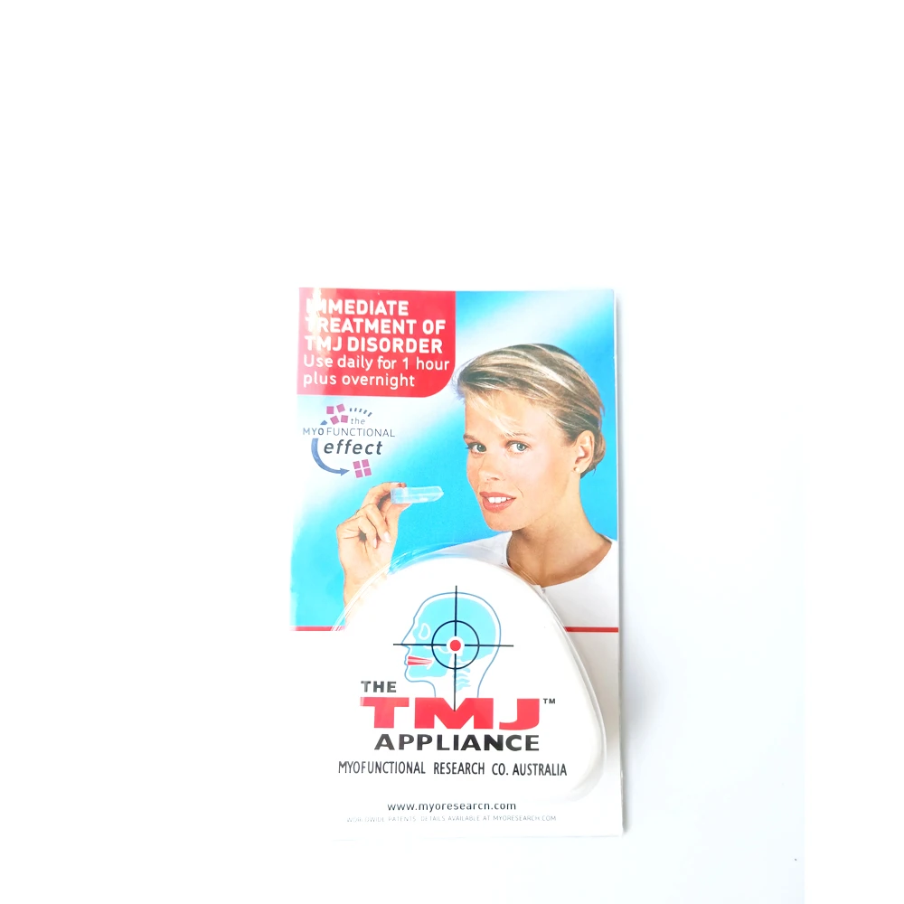 TMJ Intraoral trainer appliance relief of TMJ disorderMRC orthodontic brace TMJMyobrace TMJ