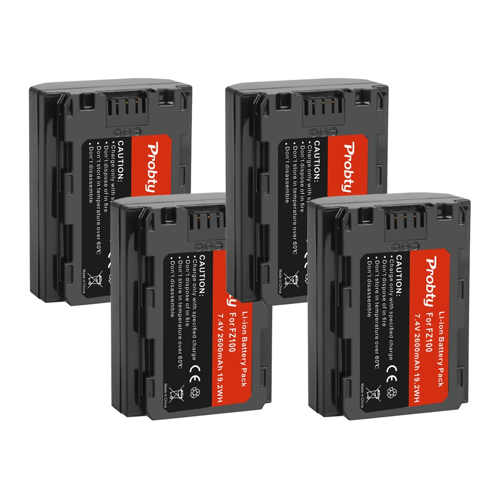 NP-FZ100 NP FZ100 NPFZ100 2600mAh バッテリー + LCD デュアル