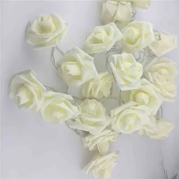 

Light String Battery Light rose String Room Living Room Decoration Lamp Modeling Lamp Romantic Holiday Light 10/20 pcs