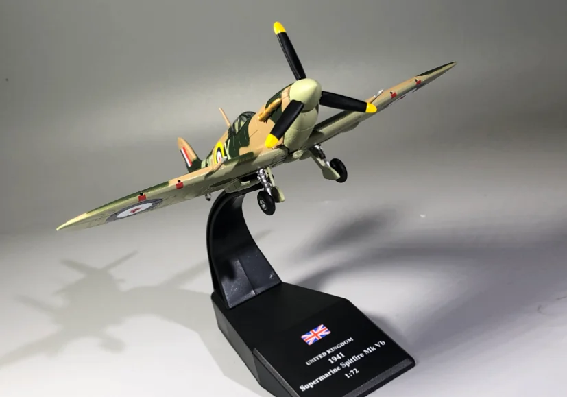 Amer Com Второй мировой войны британский RAF суперморской Spitfire MK Vb Fighter 1941 1/72 Diecast модель