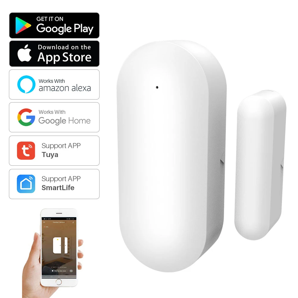 Tuya Smart Wifi Door Sensor Smart Door Open/closed Detectors Wifi