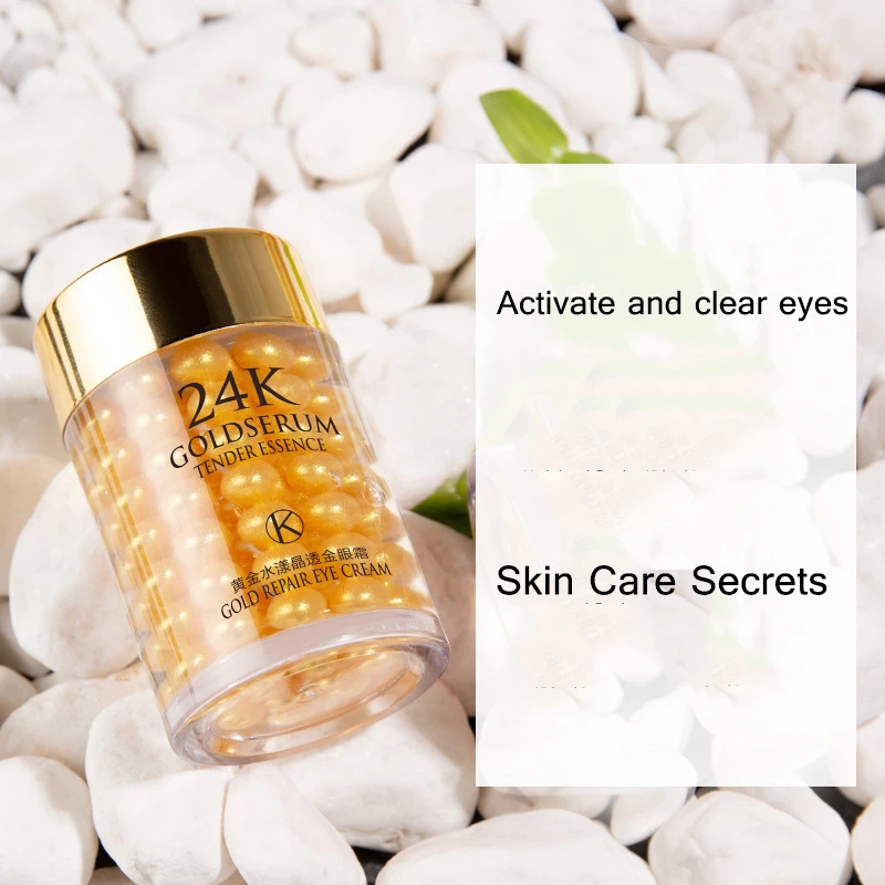 Gold Eye Cream Anti Wrinkle Anti aging Hydrate Dry Skin Remover Dark Circles Eye Care Against 3