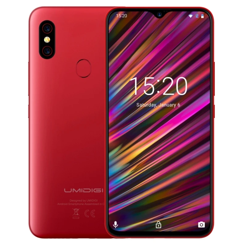 Смартфон UMIDIGI F1 Android 9,0 4 Гб+ 128 ГБ 6," FHD+ 16MP+ 8MP 5150 мАч 18 Вт Быстрая зарядка двойной 4G Восьмиядерный мобильный телефон OTG NFC