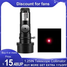 1.25in telescópio colimador 2 polegada adaptador refletor telescópio newtonian sca colimação a laser 7 nível de brilho astronômico