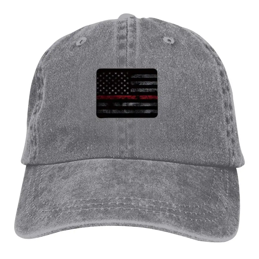 Ретро тонкая красная линия ковбойская шляпа для взрослых нейтральная сетчатая бейсболка солнцезащитные ковбойские шляпы