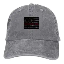 Ретро тонкая красная линия ковбойская шляпа для взрослых нейтральная сетчатая бейсболка солнцезащитные ковбойские шляпы