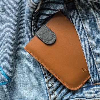 

DIENQI Simple Man Wallet Card Thin Leather Card Holder Mini Slim Magnet Magic Wallets Unisex Money Purse Rfid Cardholder Walet