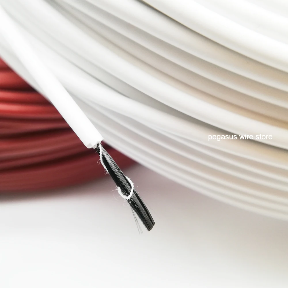 10m 100m 33ohm borracha de silicone hrag fibra 01