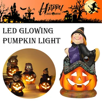 

Pumpkin Light Witch Lamp LED Night Light Battery Electronic Home Romantic Creative Wedding Halloween