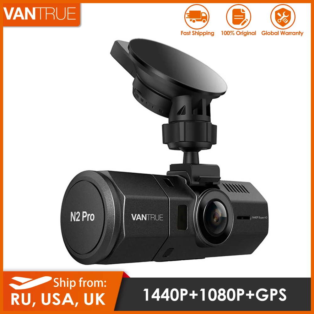 

Vantrue N2 Pro Car Dual Dash Cam HD 1080P for Car DVR Video Recorder Dash Camera 1440P Night Vision GPS WDR Parking Mode Dashcam