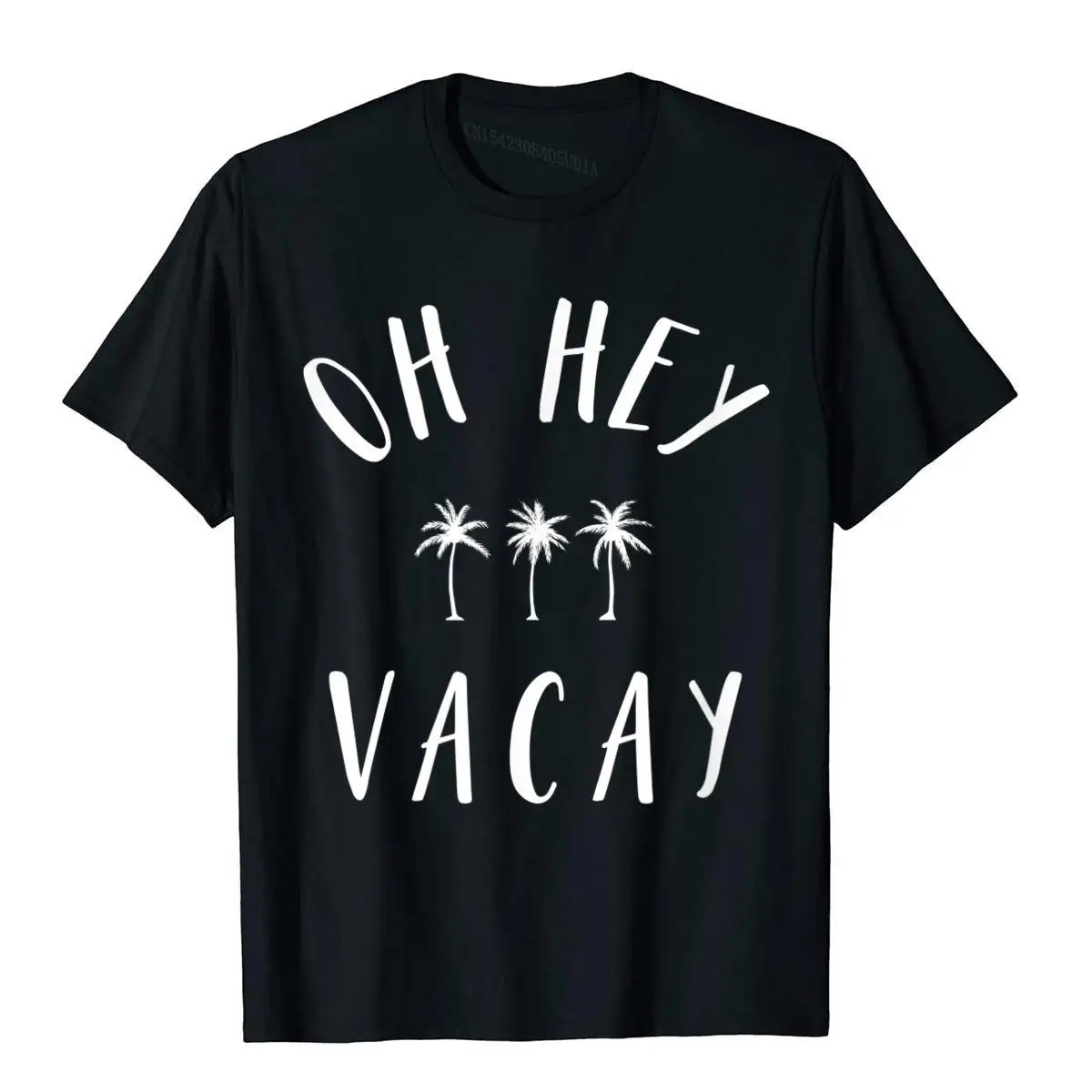 Oh Hey Vacay Shirt Camicie Da Vacanza Con Palme Top T-Shirt Top Shirt Moda Cotone Stretto High Street Mens