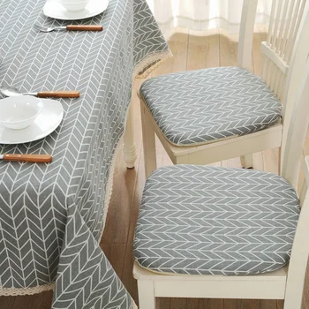 

Nordic Style Washable Seat Cushion Cotton Thin Mats For Floor 38*38cm Chair Cushion Pad For Sofa Car Office Home Decoration